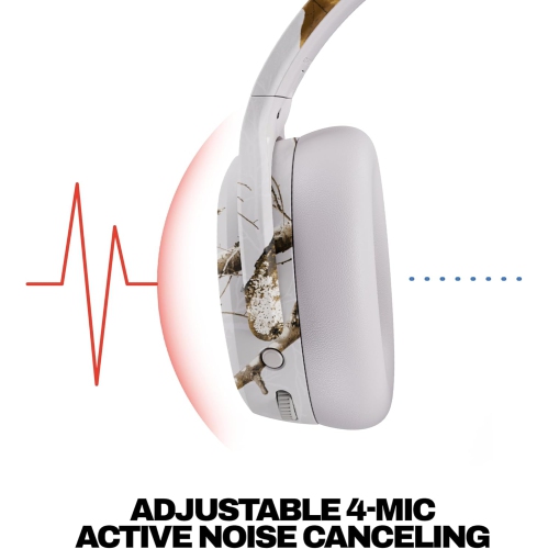 Skullcandy Crusher ANC 2 Wireless Over-Ear Bluetooth Headphones with Multi-Sensory Bass, Active Noise Cancelling, Up to 60 Hours Battery, Microphone