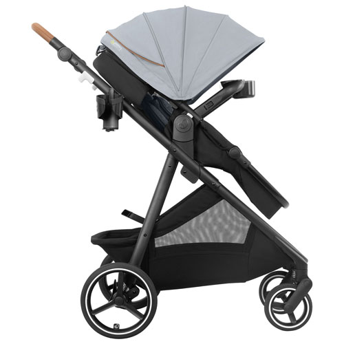 Poussette pleine grandeur Shyft Intuiti+ d'Evenflo - Gris quartz