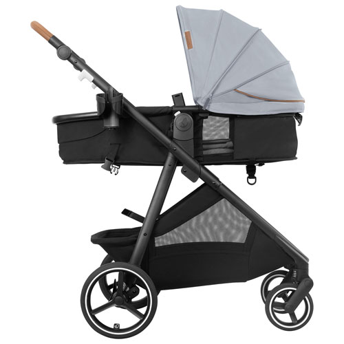 Poussette pleine grandeur Shyft Intuiti+ d'Evenflo - Gris quartz