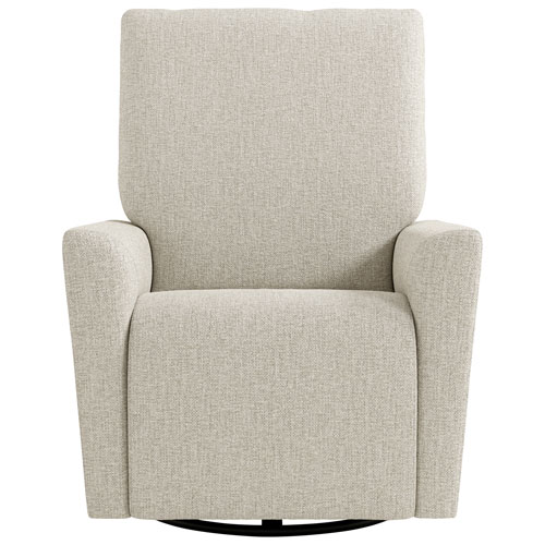 Storkcraft Santorini Deluxe Nursery Power Recliner Swivel Glider with USB Charging Port - Dune Basketweave