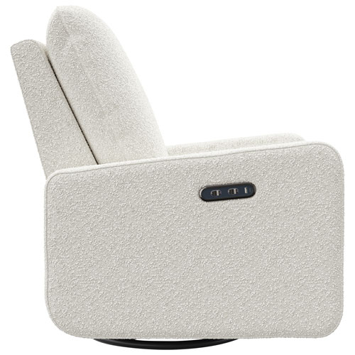 Graco Teddi Power Recliner Swivel Glider with USB Charging Port - Ivory Boucle