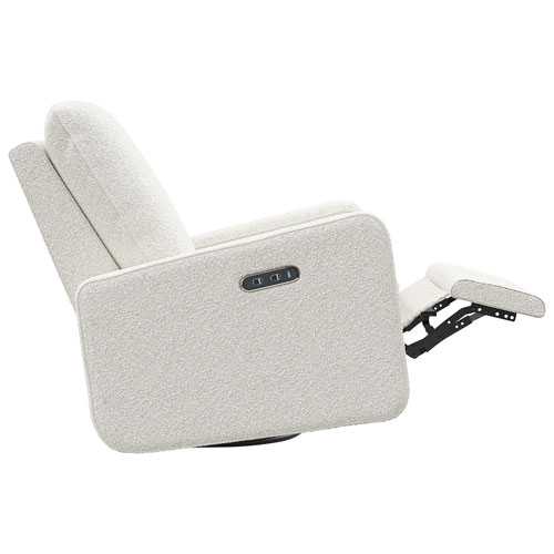 Graco Teddi Power Recliner Swivel Glider with USB Charging Port - Ivory Boucle