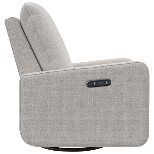 Fauteuil coulissant pivotant inclinable électrique Teddi de Graco avec port de chargement USB - Natté acier