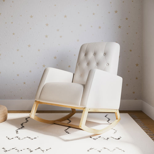 Fauteuil berçant Northern Lights de Storkcraft - Naturel/Ivoire