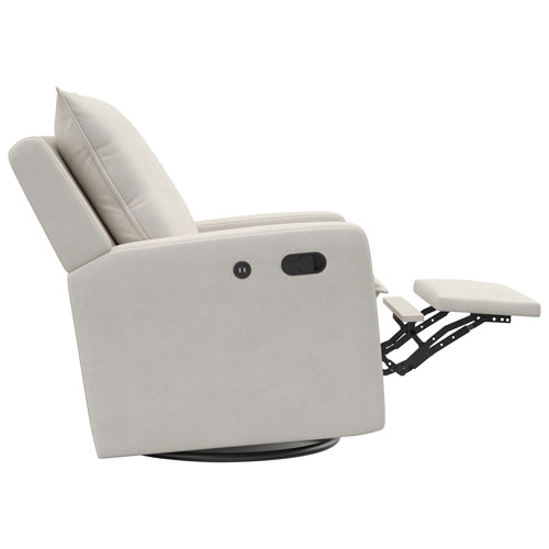 Storkcraft Timeless Recliner Glider with USB Charging Port - Ivory