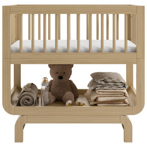 Storkcraft Santorini Deluxe 3-in1 Convertible Bassinet - Driftwood