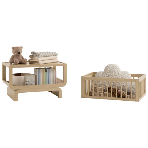 Storkcraft Santorini Deluxe 3-in1 Convertible Bassinet - Driftwood