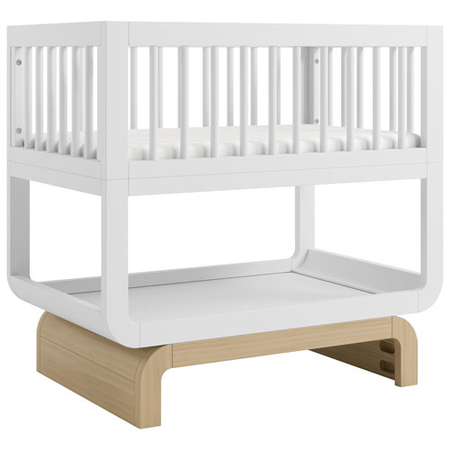 Nacelle convertible de luxe 3-en-1 Santorini de Storkcraft - Blanc et bois flotté