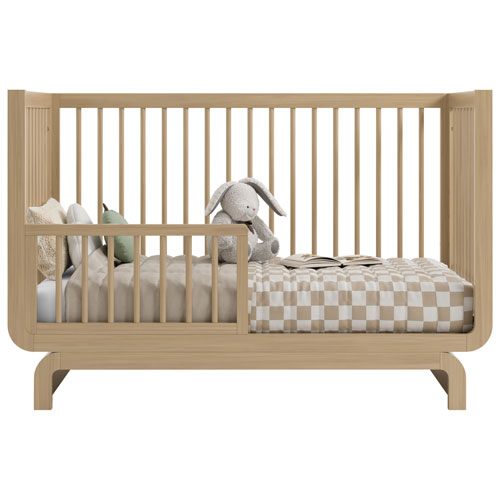 Lit de bébé convertible 5-en-1 de luxe Santorini de Storkcraft - Bois flotté