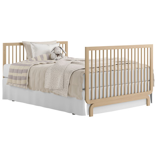 Lit de bébé convertible 5-en-1 de luxe Santorini de Storkcraft - Bois flotté
