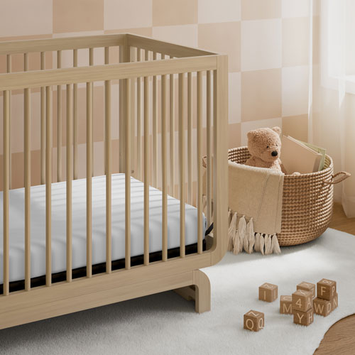 Lit de bébé convertible 5-en-1 de luxe Santorini de Storkcraft - Bois flotté