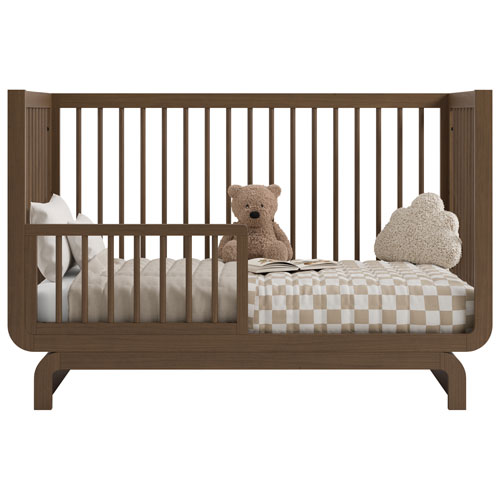 Lit de bébé convertible 5-en-1 de luxe Santorini de Storkcraft - Noisette