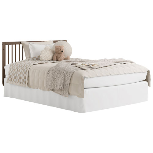Lit de bébé convertible 5-en-1 de luxe Santorini de Storkcraft - Noisette