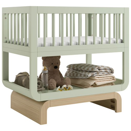 Nacelle convertible de luxe 3-en-1 Santorini de Storkcraft - Sauge et bois flotté