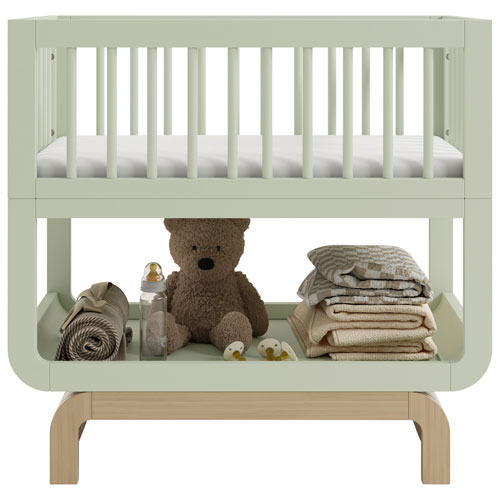 Nacelle convertible de luxe 3-en-1 Santorini de Storkcraft - Sauge et bois flotté