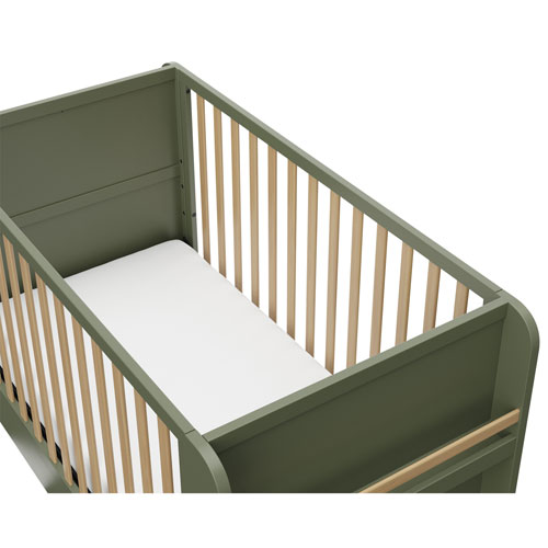 Graco Read-with-Me 4-In-1 Convertible Crib - Olive with Driftwood