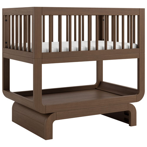 Berceau convertible de luxe 3-en-1 Santorini de Storkcraft - Noisette