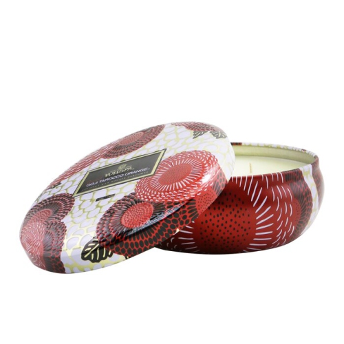 Bougie décorative en boîte métallique à 3 mèches – Orange Goji Tarocco épicé, 340&nbsp;g/12&nbsp;oz