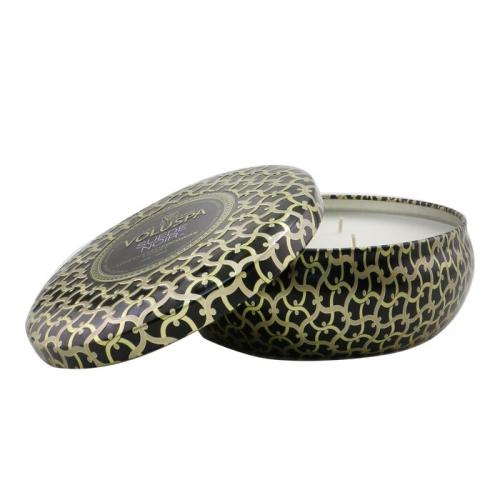 3 Wick Decorative Tin Candle - Suede Noir 340g/12oz