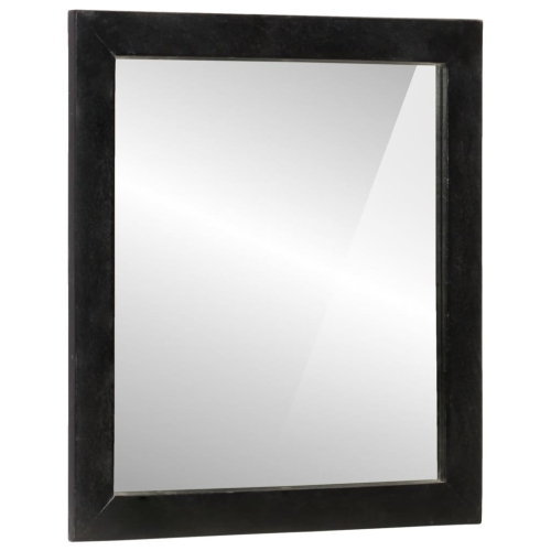 vidaXL 2 Piece Bathroom Furniture Set Iron and Solid Wood Mango