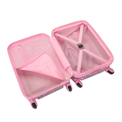 Valise rigide à roulettes de 20&nbsp;po Hello Kitty Face & Bow