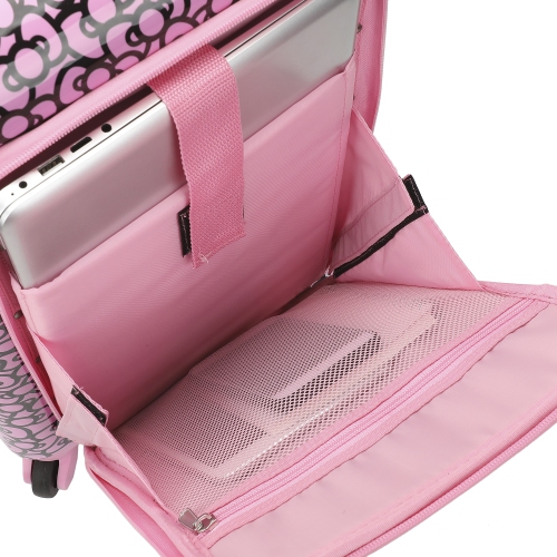 Valise rigide à roulettes de 20&nbsp;po Hello Kitty Face & Bow