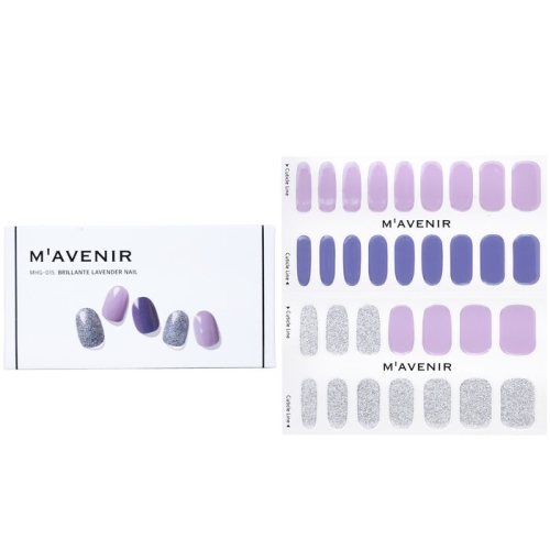 Autocollant pour ongles - # Brillante Lavender Nail 32 pièces