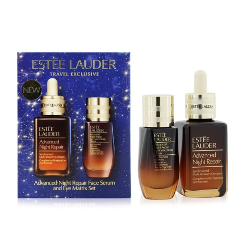 Advanced Night Repair Set: Synchronized Multi-Recovery Complex 50ml+ Eye Concentrate Matrix 15ml 2pcs