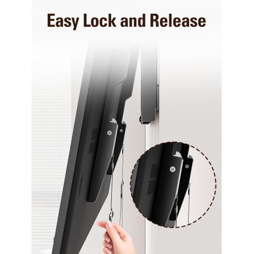 Fixed TV Mount Low Profile for Most of 42-84 Inches TV Low Profile TV Wall Mount fits 16" 18" 24" Wood Studs up to VESA 600 x 400mm and 132 LBS,