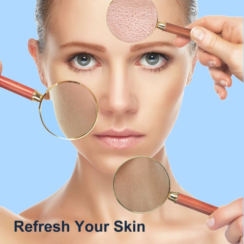 Rechargeable Facial Cleansing Brush, Soft Silicone Waterproof Sonic Vibrating Face Cleaning Brush Compatible with Face Cleansers, 5 Speeds, Blue