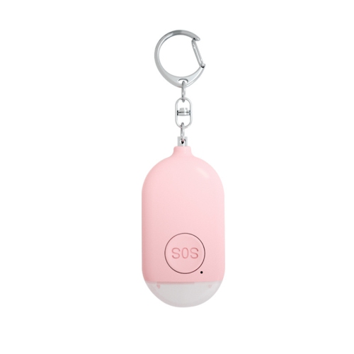 Petite alarme porte-clés auto-défense étanche avec lampe rechargeable 130&nbsp;dB SOS LED pour sécurité d'urgence pour hommes, femmes, enfants et