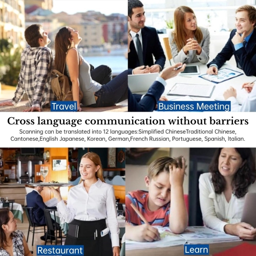 Portable translation pen, language reading and translation pen, suitable for language learners 112 languages