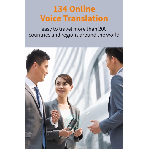 A portable smart translation pen essential for business, study, and travel, with 12 offline scanning translations and 131 language line voice