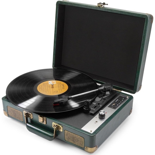 Let’s note Retro Vinyl Record Player Bluetooth Portable Phonograph Audio