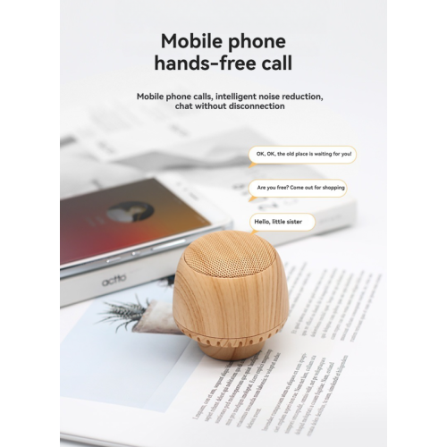 Portable Mushroom Bluetooth Speaker, Small TWS Pairing Box, LED Ambient Light, Night Light, 5W Graphene Speaker, 400mAh Battery Life, Hands-Free