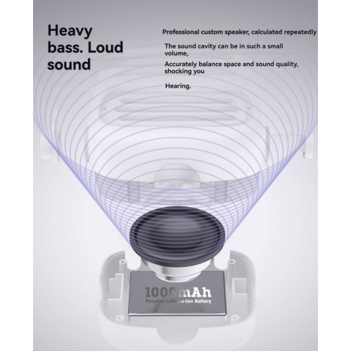 Bluetooth speaker with creative mini TV design, wireless Bluetooth subwoofer, long battery life, compact and portable lanyard design, hands-free