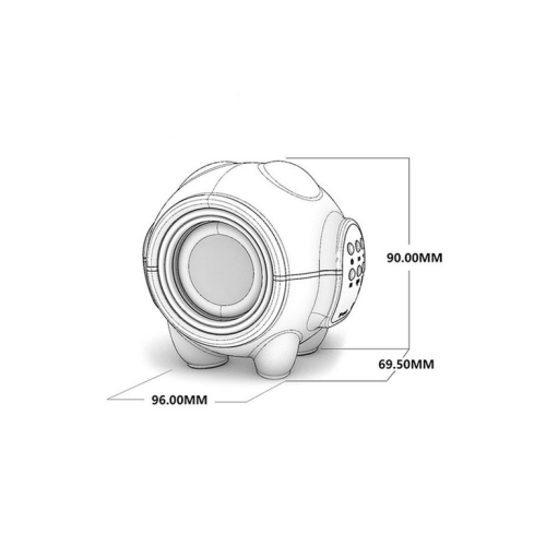 Panda Karaoke Bluetooth Speaker - Wireless Portable, HD Bluetooth Speaker, Compact Rechargeable Bass, Excellent Karaoke Performance, Built-in