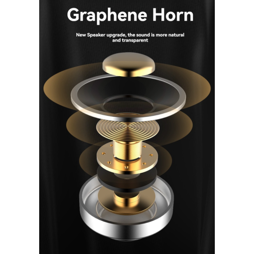 Portable Mushroom Bluetooth Speaker, Small TWS Pairing Box, LED Ambient Light, Night Light, 5W Graphene Speaker, 400mAh Battery Life, Hands-Free