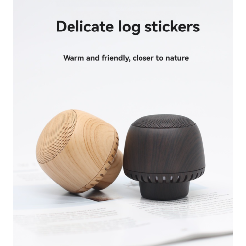 Portable Mushroom Bluetooth Speaker, Small TWS Pairing Box, LED Ambient Light, Night Light, 5W Graphene Speaker, 400mAh Battery Life, Hands-Free