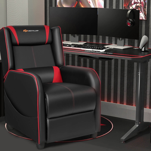 Fauteuil de jeu inclinable et massant Goplus Sofa de salon simple Siège de cinéma maison