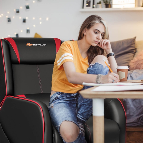 Fauteuil de jeu inclinable et massant Goplus Sofa de salon simple Siège de cinéma maison