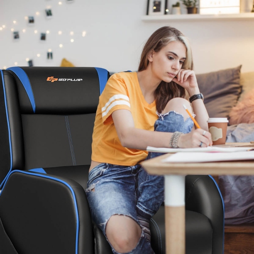 Fauteuil de jeu inclinable et massant Goplus Sofa de salon simple Siège de cinéma maison