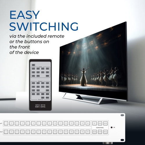 OREI 4K@30Hz 16x16 HDMI™ Matrix