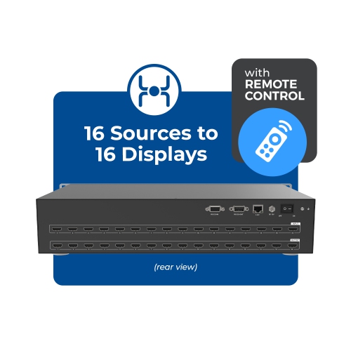 OREI 4K@30Hz 16x16 HDMI™ Matrix