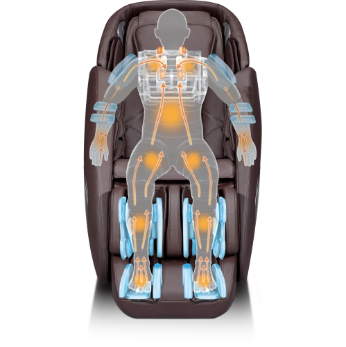 Fauteuil de massage IC9500-RED d'iComfort