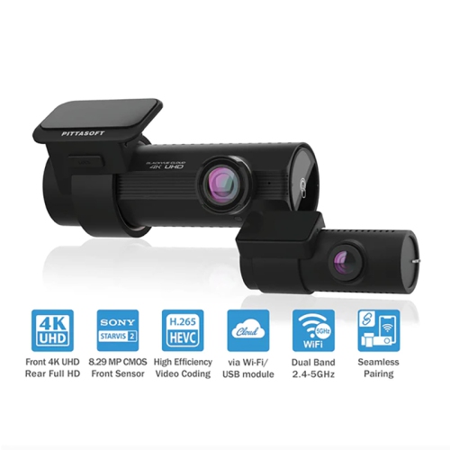 BlackVue DR970X-2CH Plus II 4K UHD Front & Rear Dash Cam | Cloud Connectivity | STARVIS 2 Sensor | Built-in Wi-Fi, GPS, Parking Mode