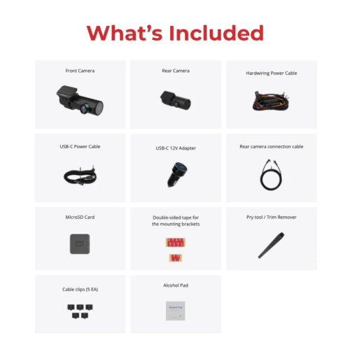 BlackVue DR970X-2CH Plus II 4K UHD Front & Rear Dash Cam | Cloud Connectivity | STARVIS 2 Sensor | Built-in Wi-Fi, GPS, Parking Mode