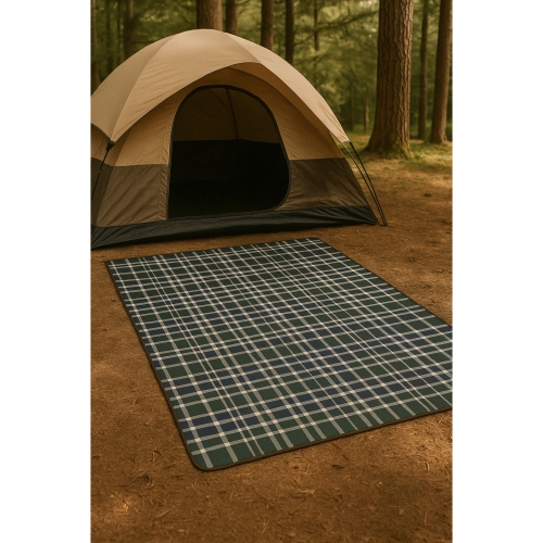 Hurley Olive Combo Design 50X60" Acrylic Camp Blanket