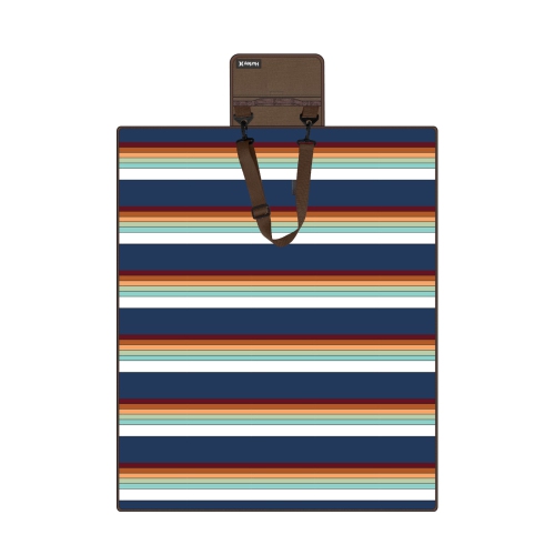 Couverture de camping en acrylique de 50 x 60&nbsp;po Blue Stripe de Hurley
