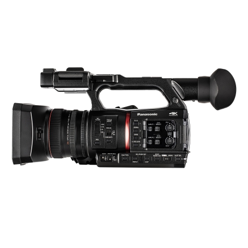 Panasonic AG-CX350 4K Camcorder W/Padded Case, 128 GB Memory Card, Wire Straps, LED Light, and More